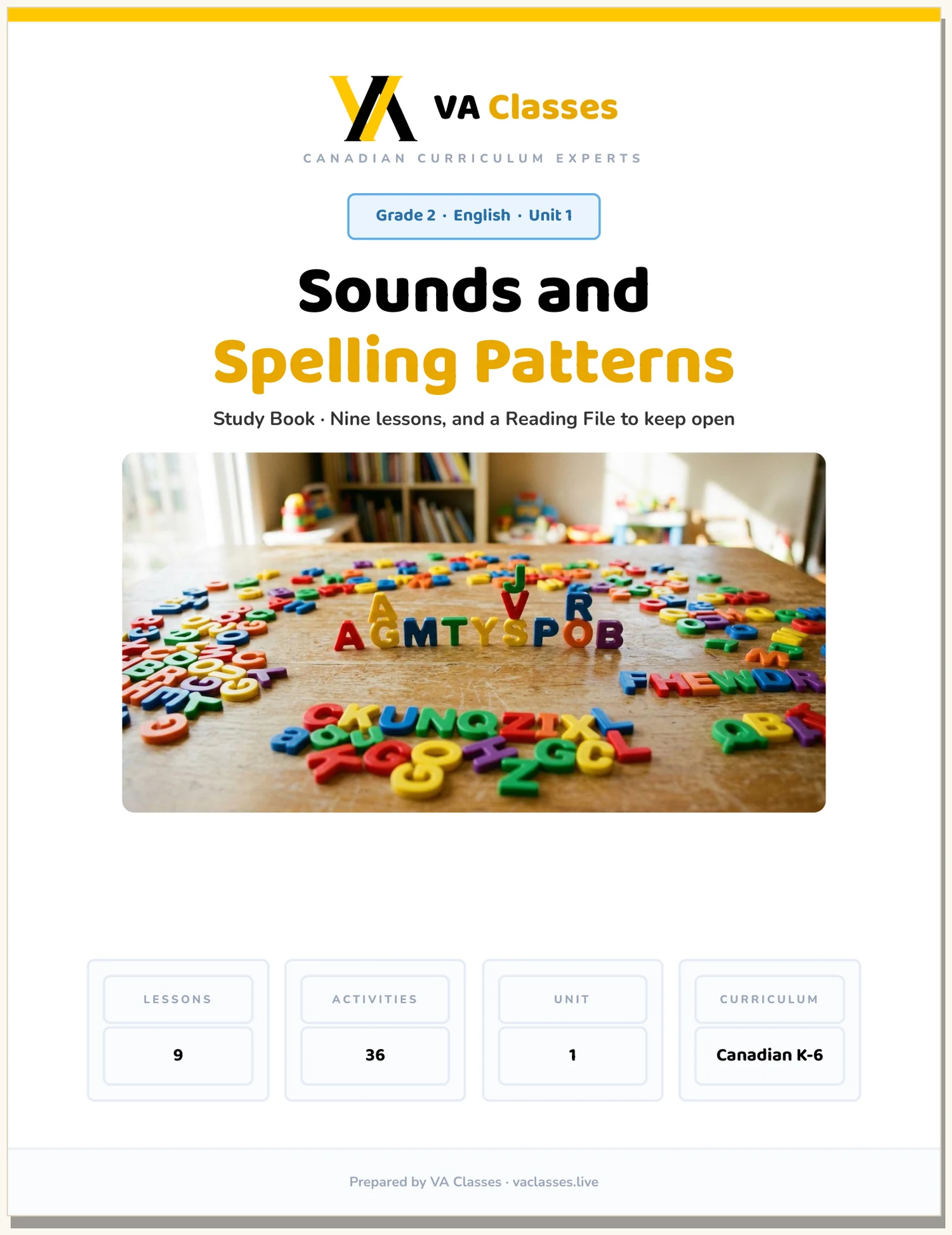 The Study Book cover of the Grade 2 English pack
